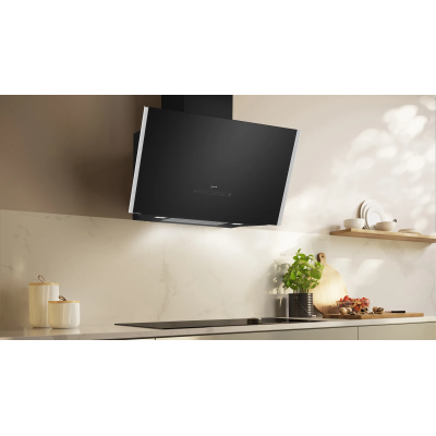 Neff d98ipt2s0 N90 hotte murale 90 cm verre - noir