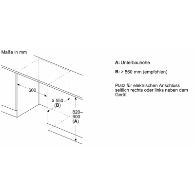 Réfrigérateur congélateur encastrable Neff ku2223dd0 N70 sous plan h 82 cm