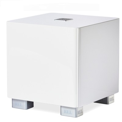 Subwoofer Rel Acoustics T/5x 125 W, połyskujący biały – seria TX