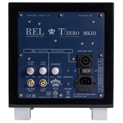 Rel Acoustics Tzero MKIII Subwoofer 100 W Czarny lakier połysk