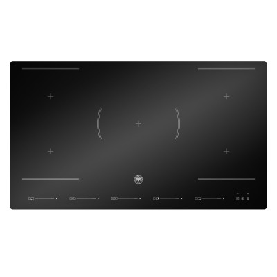 Bertazzoni p905i2m30nvs 90cm Induktionskochfeld Glaskeramik schwarz