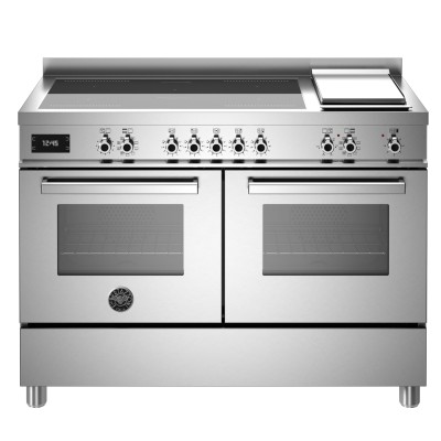 Cuisinière à induction de comptoir en acier inoxydable Bertazzoni pro125i2ext 120 cm