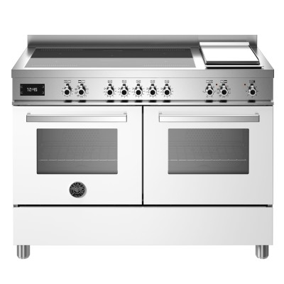 Bertazzoni pro125i2ebit cocina de inducción encimera 120 cm blanco