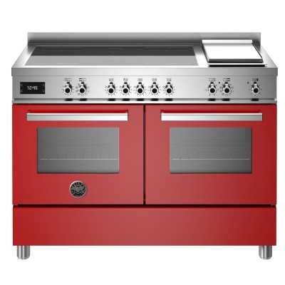 Bertazzoni pro125i2erot cucina da appoggio induzione 120 cm rosso