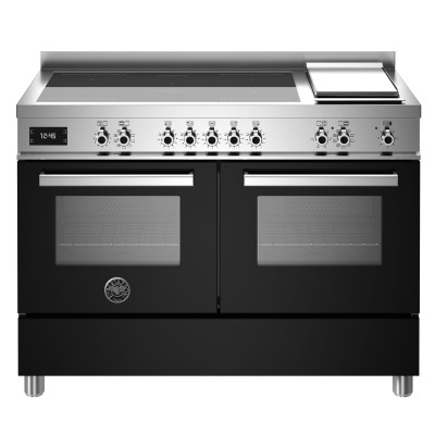 Bertazzoni pro125i2enet cucina da appoggio induzione 120 cm nero