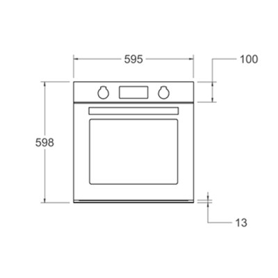 Bertazzoni fmod6117ptb1 60cm piekarnik pyrolityczny do zabudowy, czarny