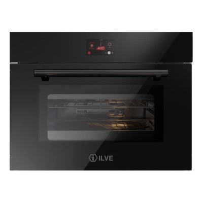 Piekarnik do zabudowy Ilve 645gtz41 h 45 cm szkło czarne