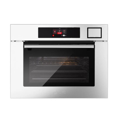 Ilve 645shsw1 forno trivalente vapore , microonde , ventilato da incasso h 45 cm inox