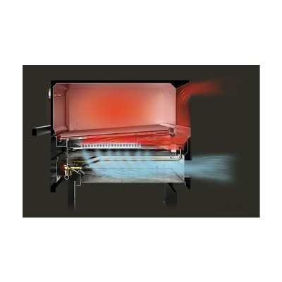 Fògher fga 500 barbecue with 55 cm legs black