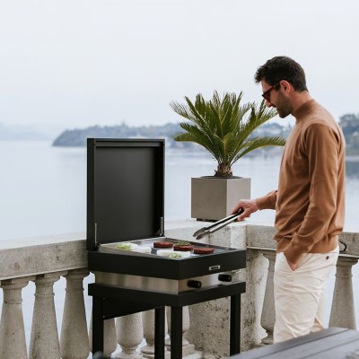 Fògher fga 500 barbecue with 55 cm legs black