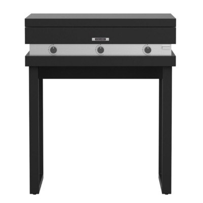 Barbacoa Fògher fga 750 con patas de 80 cm color negro