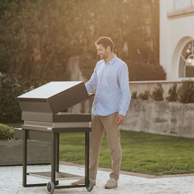 Fògher fga 750 fo barbecue with legs 80 cm black