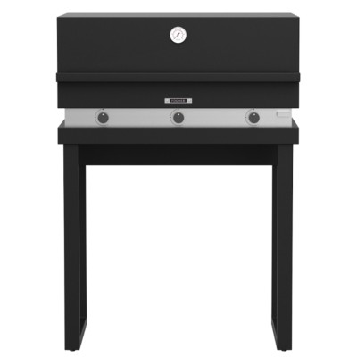 Fògher fga 750 fo barbecue with legs 80 cm black