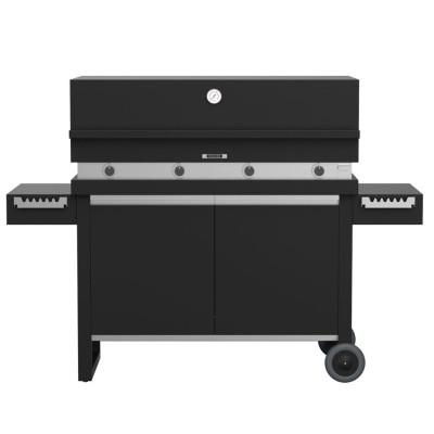 Barbacoa sobre carro Fògher fga 1000 fo fks 008 155 cm color negro