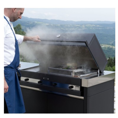 Fògher fga 1000 fo fks 008 barbecue su carrello 155 cm nero