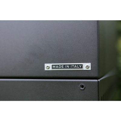 Fògher ffp 950 fks 010 cheminée avec grille et pieds tubulaires 95 cm