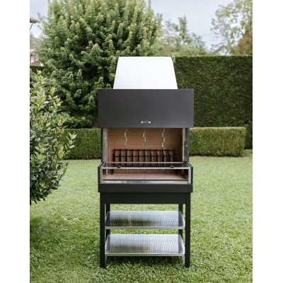 Fògher ffp 950 fks 010 Kamin mit Grill und Rohrbeinen 95 cm