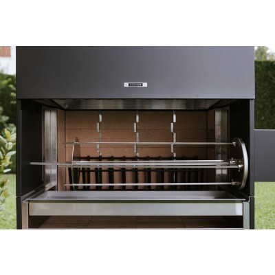 Fògher ffp 950 fks 011 cheminée - grille avec pieds de chariot et carénages 95 cm