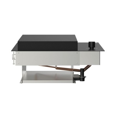 Fògher fgb 250 Barbacoa empotrable con tapa 46 cm negra