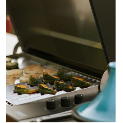 Barbecue encastrable Fògher fgb 750 fo avec couvercle 96 cm noir
