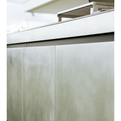 Fògher Agher Außenküche Monoblock J.Bastianich 240 cm Edelstahl