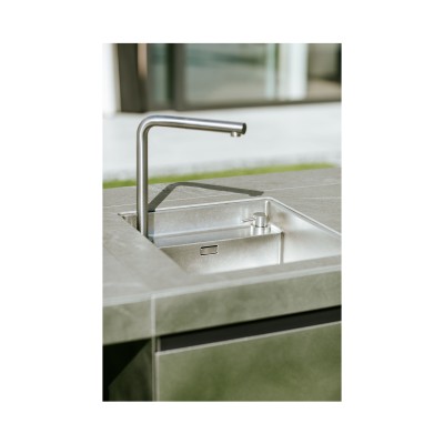 Fògher Agher Außenküche Monoblock J.Bastianich 240 cm Edelstahl