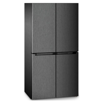 Liebherr mbbsdi 9024 90cm freestanding fridge freezer black steel
