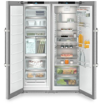Liebherr xrfsd 5250 120 cm wolnostojąca lodówka ze stali nierdzewnej z zamrażarką