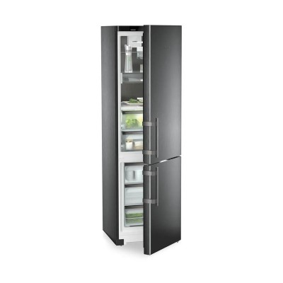 Liebherr cbnbsa 575i 60cm wolnostojąca lodówka-zamrażarka ze stali nierdzewnej w kolorze czarnym