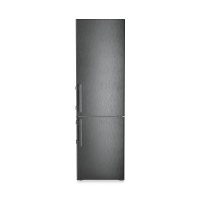 Liebherr cbnbsa 575i 60cm wolnostojąca lodówka-zamrażarka ze stali nierdzewnej w kolorze czarnym