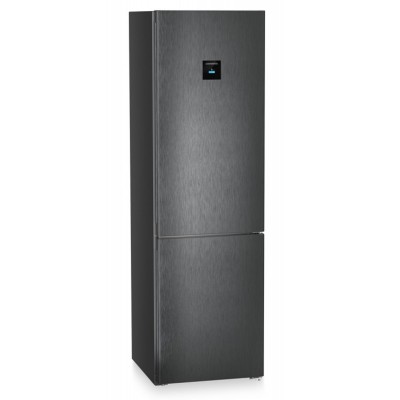 Liebherr cnbdc 573i 60cm black steel freestanding fridge freezer