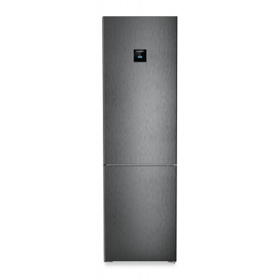 Liebherr cnbdc 573i 60cm black steel freestanding fridge freezer