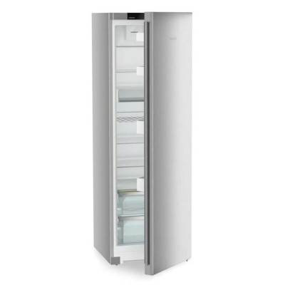 Liebherr srsfd 5220 wolnostojąca lodówka ze stali nierdzewnej o szerokości 60 cm i pojedynczych drzwiach