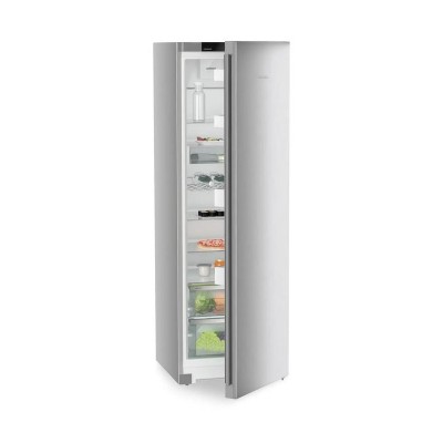 Liebherr srsfd 5220 wolnostojąca lodówka ze stali nierdzewnej o szerokości 60 cm i pojedynczych drzwiach