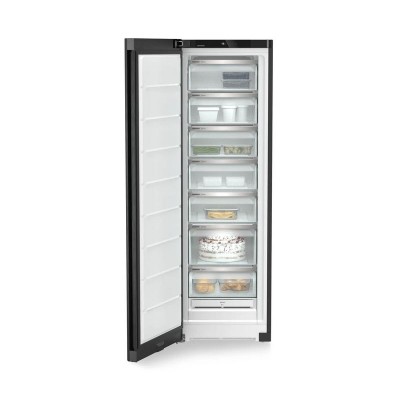 Liebherr sfnbdd 5227 zamrażarka 60 cm stal nierdzewna czarna wolnostojąca