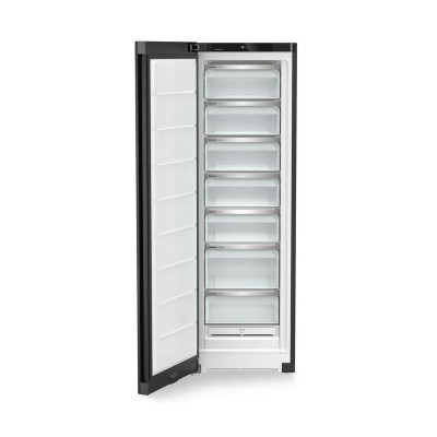 Liebherr sfnbdd 5227 zamrażarka 60 cm stal nierdzewna czarna wolnostojąca