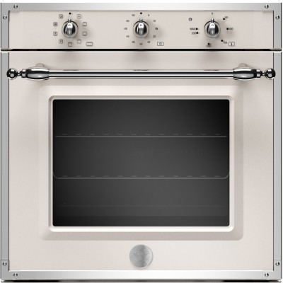 Bertazzoni f605herekax eingebauter Heritage-Ofen 60 cm Elfenbein / Edelstahl