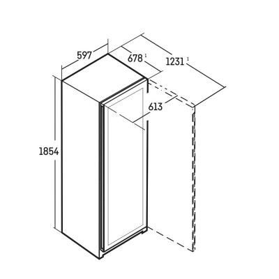 Liebherr wpgbi 5273 70cm wolnostojąca piwniczka na wino, czarna