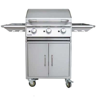 Bull Plancha Gasplatte LPG mit Edelstahlwagen