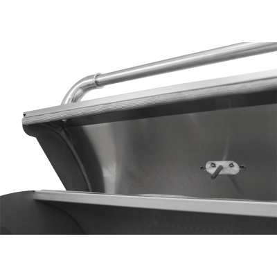Wbudowany grill węglowy Bull Bison 82 cm ze stali nierdzewnej