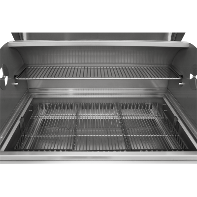 Wbudowany grill węglowy Bull Bison 82 cm ze stali nierdzewnej