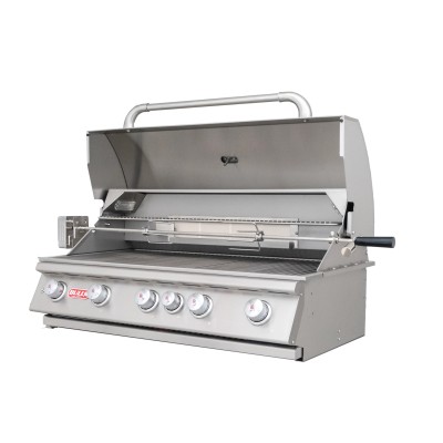 Grill Bull Brahma ze wbudowanym rożnem 100 cm ze stali nierdzewnej