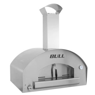 Four à pizza à gaz extra large Bull 66140CE 100 cm en acier inoxydable