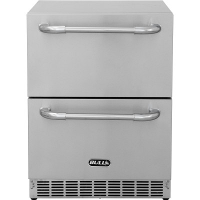 Bull 17400CE Outdoor-Kühlschrank Doppelschublade 60 cm H 82 Edelstahl