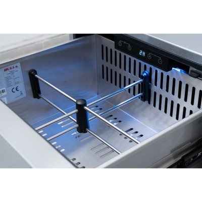 Bull 17400CE Outdoor-Kühlschrank Doppelschublade 60 cm H 82 Edelstahl