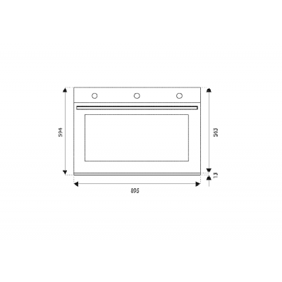 Bertazzoni f905progkx horno a gas empotrado 90 cm acero inoxidable