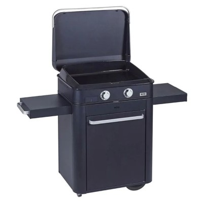 Plancha à gaz Eno Combo Enosign 65 cm avec chariot 126 cm bleu marine