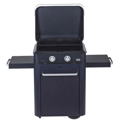 Plancha à gaz Eno Combo Enosign 65 cm avec chariot 126 cm bleu marine
