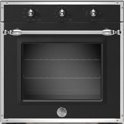 Bertazzoni f605hergkne four à gaz encastrable patrimoine 60 cm noir mat