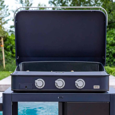 Eno enosign 80 plancha gaz plancha 80 cm bleu marine